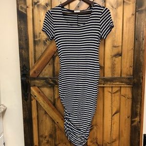 brandy blu maternity dress striped